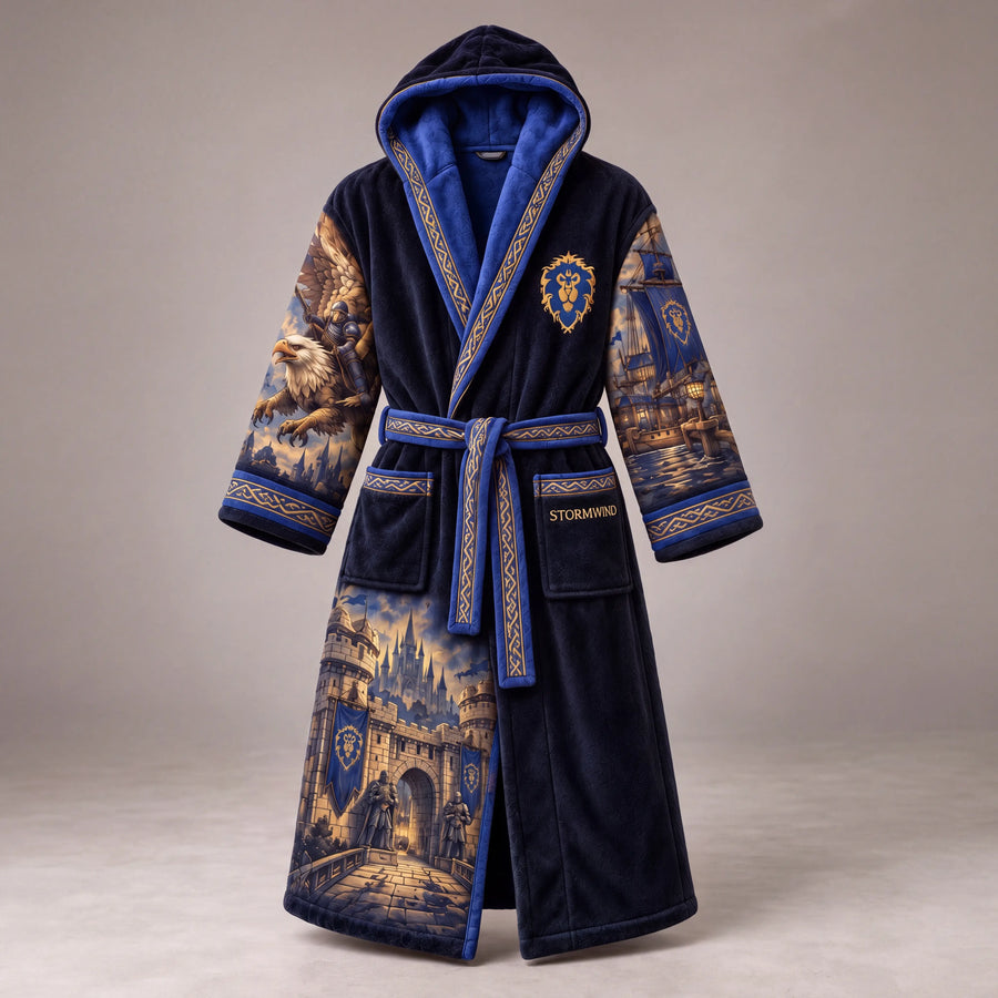 Alliance Edition heated robe, front