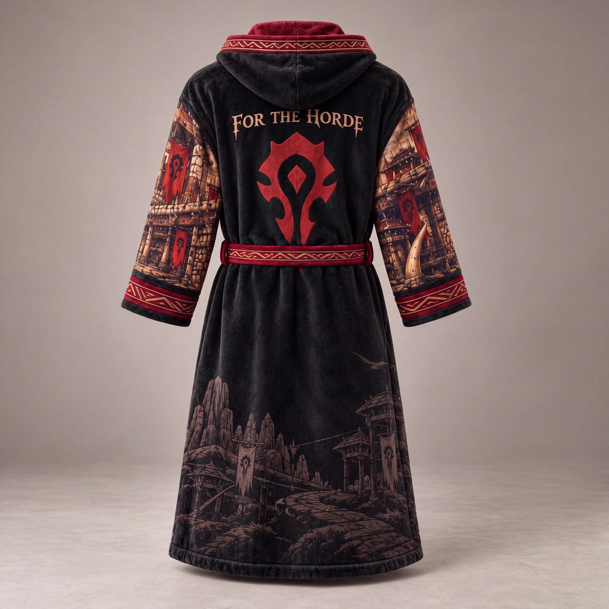 Horde Edition heated robe, back