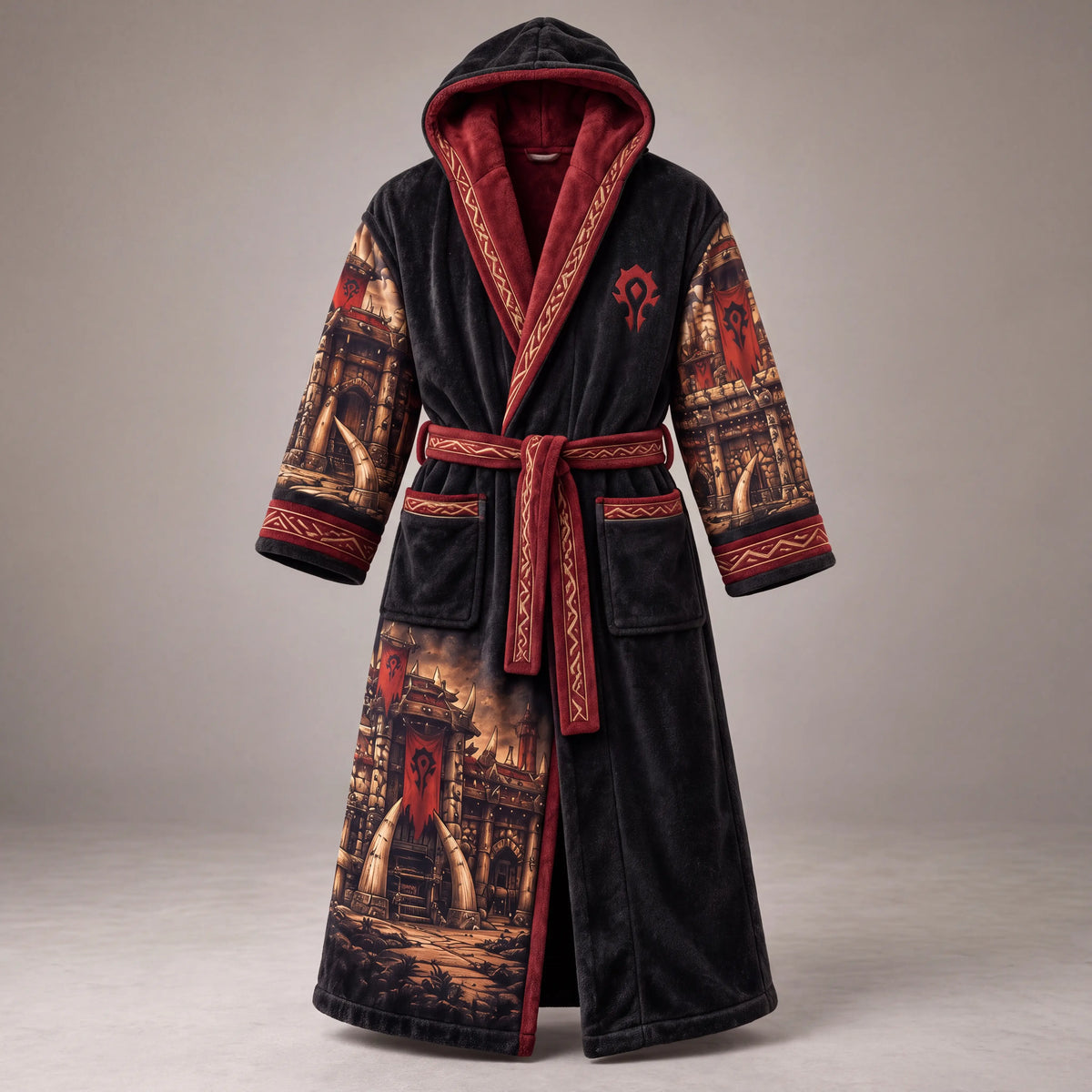 Horde Edition heated robe, front